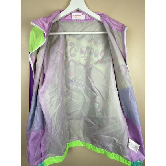 Vintage Nickelodeon Rugrats Windbreaker Jacket Size M Colorblock 90s Retro Style - Picture 16 of 16